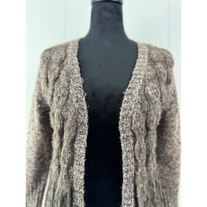 Women's BKE Boutique Brown Cardigan, Size M